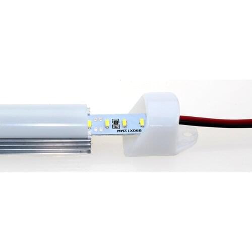 Aluminium Profile SMD 4014 LED hard bar Strip Light 50cm 72leds 100cm 144leds 12V led bar light with cover warm cool white