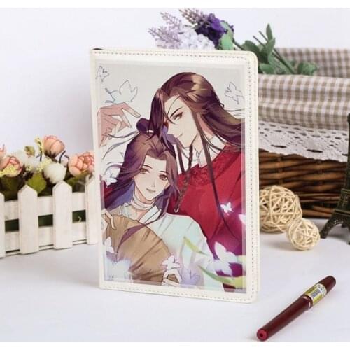 Anime Tian Guan Ci Fu Cosplay Hua Cheng Cosplay Xie Lian Cosplay Printed A5 Book Pu Notebook Party Gifts For Girls CS478