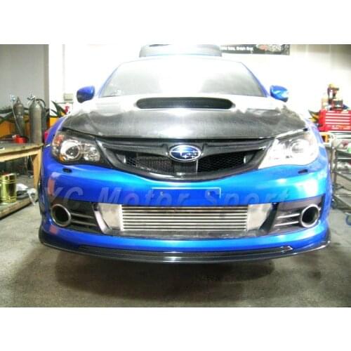 Car Accessories Carbon Fiber JS Style Front Lip Fit For 2008-2010 Impreza GRB STI Front Lip Splitter Car-styling