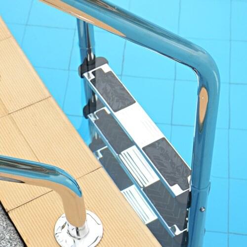 Safety Swimming Pool Stainless Steel Replacement Ladder Pedal Rung Steps Anti Slip Pedal Durable Pool Accessories 50x7.5x2.5cm