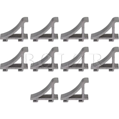 BQLZR 10 x Small Aluminum Alloy 0.75Inch Freezer Shelf Support Hook Brackets