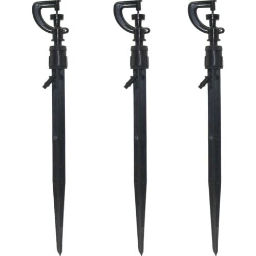 G Shape Rotating Atomized Garden water spikes sprinkler Agricultural irrigation sprinklers for 4/7mm Hose 100 Pcs