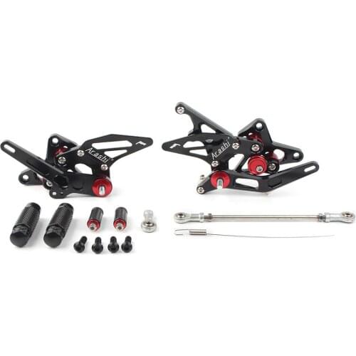 GSX1000R Motorcycle Rearset Rear Sets Foot Pegs Rest Footpegs CNC Aluminum For Suzuki GSXR 1300 gsxr1000 Hayabusa 1999-2018