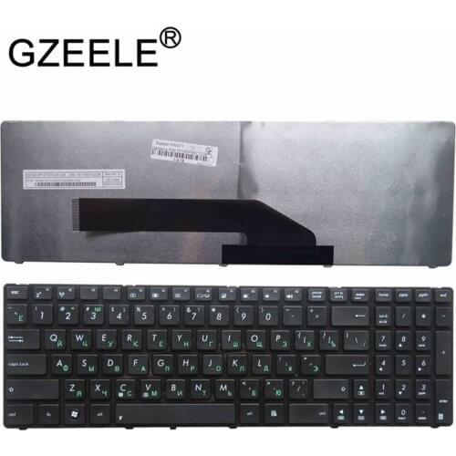 GZEELE NEW russian Laptop keyboard FOR ASUS V111462CS2 V090562BS1 MP-07G73US-528 MP-07G73US-5283 0KN0-EL1US02 with frame RU