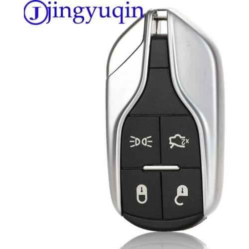 Jingyuqin For Maserati Ghibli Quattroporte 2014 2015 2016 2017 Remote Car Key Shell Case Fob Housing Cover for M3N-7393490