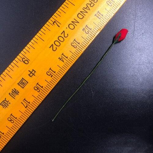 1/6 Scale Red Rose Flower Bud Models for 12''Figures Bodies Scene Accessories DIY