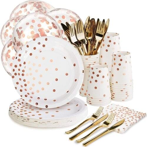 MiLESEEY Disposable Tableware For Holidays