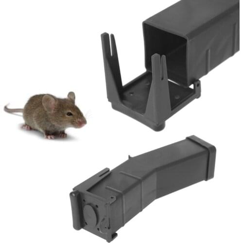 Reusable Plastic Mouse Rat Trap Catcher Rodent Pest Control Bait Cage Box Human