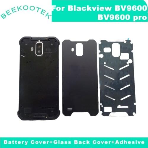 New Original Blackview BV9600 Battery Housings Door Cover Speaker Back Glass IP68 Case For BV9600 Pro