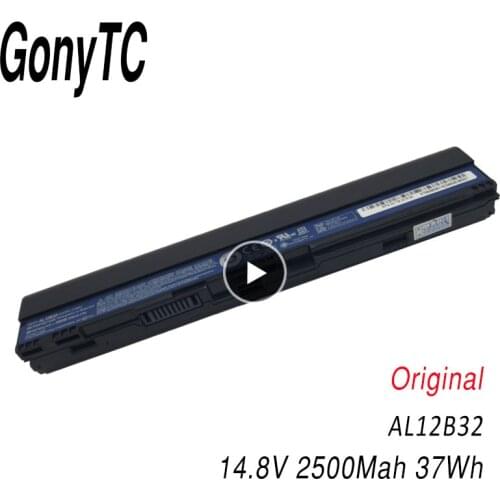Original New AL12B32 Laptop Battery For Acer For Aspire One 725 756 V5-171 B113 B113M AL12X32 AL12A31 AL12B31 2500mAh