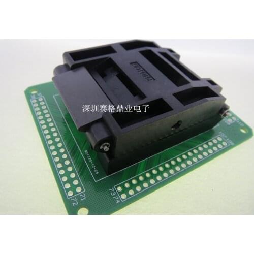 Clamshell IC51-1444-1354/-7 QFP144 YAMAICHI spacing 0.5mm IC Burning seat Adapter testing seat Test Socket test bench in stock