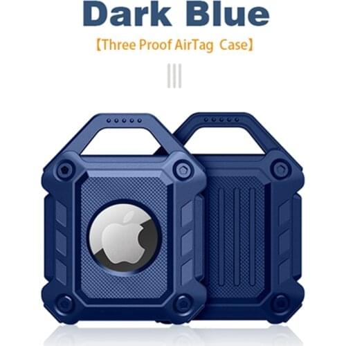 Shockproof Case For Airtag Case Locator Tracker Protective Sleeve Cover For Apple Airtag Case Anti-lost Device Keychain Soft TPU