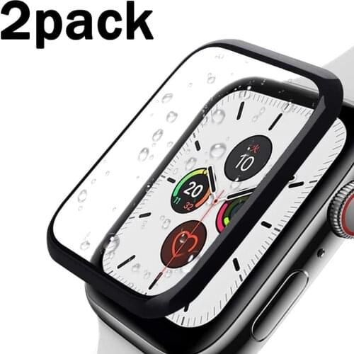 For iwatch Series 5 4 band with Screen Protector film for apple watch 42mm 44mm band + Full Coverage Protective pulseira 38 40mm