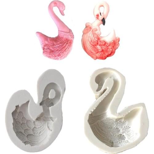 Cat Bird Animal Shape Silicone Form Fondant Cake Molds Kitchen Biscuit Cookie Soap Cake Decoration Tools
