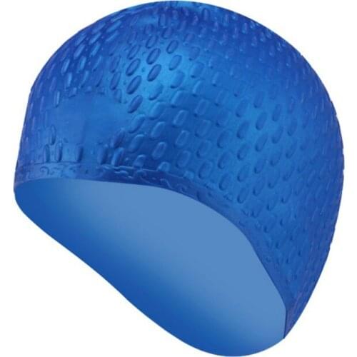 Silicone Rubber Swimming Cap 3D Ergonomic Design Ear Pockets for Adult Men Women Waterproof Swim Caps Hat
