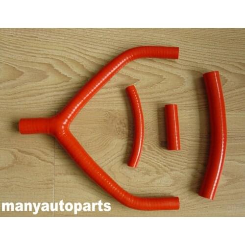 Silicone radiator hose for YAMAHA YZ250 1990 91 92 93 1994 & WR250 1991 92 1993 91 93 red