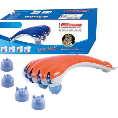 Old Tiger Claws Double-Head Massage Stick Electric Fitness Massage Stick Neck Waist Shoulder Vibration Massage Hammer