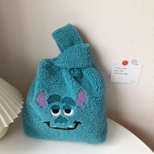 Soft Lambswool Shoulder Bags for Women Winter Totes Warm Plush Faux Fur Handbags and Purses Lady High Capacity Hand Bag 6529