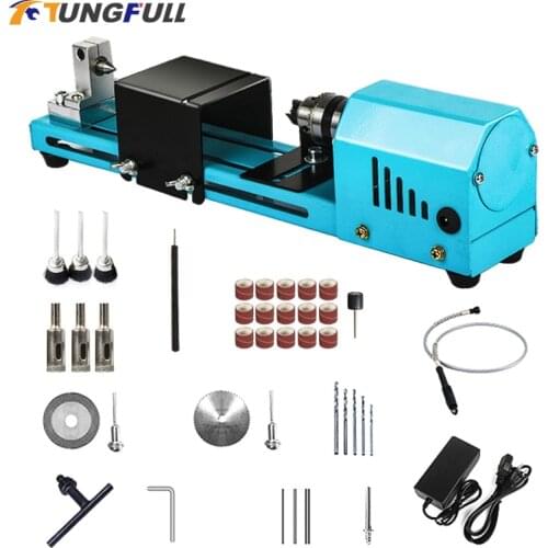 150W Mini Lathe Beads Machine Miniature Buddha Pearl Lathe DIY Woodworking Buddha Pearl Lathe Machine Drill Rotary Tool 12V/24V