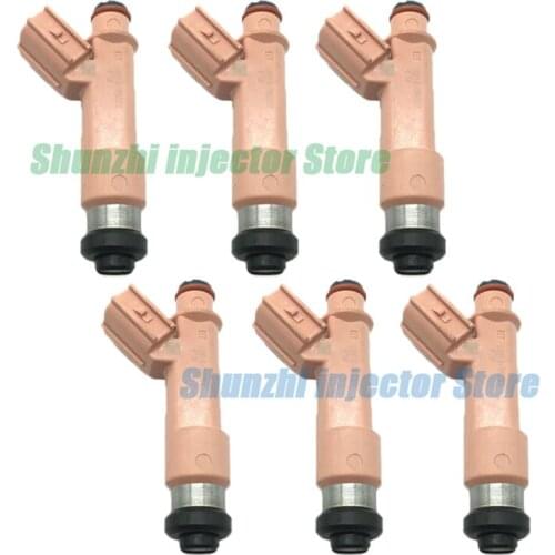 6pcs Fuel Injector Nozzle For Toyota Yaris/Vitz 2012-2015 1.5 Hybrid 23209-21091 23250-21091 2320921091 2325021091