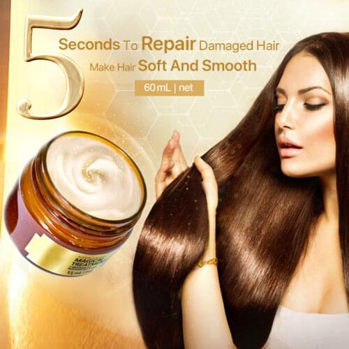 60/120ml PURC Magical keratin Hair Treatment Mask 5 Seconds Repairs Damage Hair Root Hair Tonic Keratin Hair & Scalp Treatment