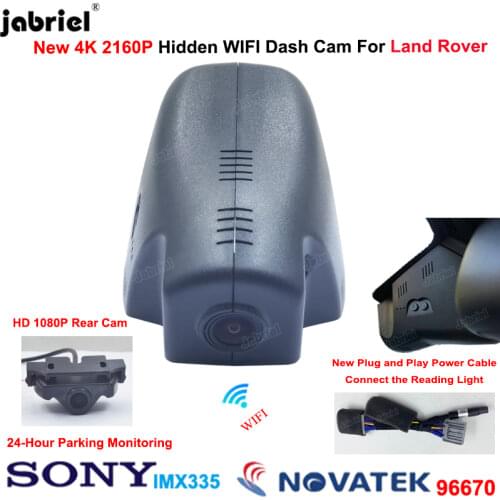 4K Car Dvr Dash Cam Cameras Recorder For Land Rover Discovery Sport 2015 2016 2017 2018-2022 for Jaguar XE XEL XF XFL F-Pace
