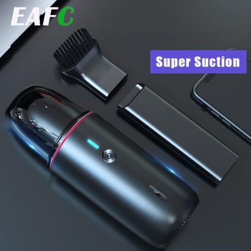 Mini Wireless Vacuum Cleaner 5000Pa Portable Handheld Super suction Low noise Vacuum Cleaners for Car Interior Cleaning Cleaner