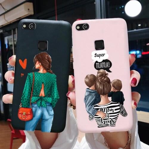 For Huawei P10 Lite Cover Case Soft Pretty Girls Matte Silicon Fashion Coque Back Cover For Huawei P10 Lite P 10 Lite Phone Case