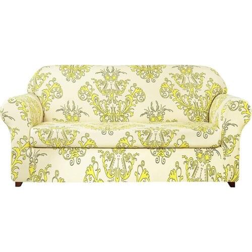 Elastic Sofa Cover Printing Milk Silk All-Inclusive American-Style Sofa Cover Fabric Dust-Proof Waterproof Sofa Set