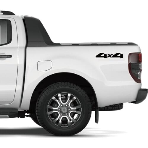 1 Pcs Car Declas For Ford Ranger T6 T7 T8 2012-2020 4x4 Racing Door Tailgate Stripe Graphic Vinyl Car Sticker