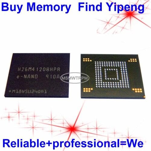 H26M41208HPR BGA153Ball EMMC 8GB Mobilephone Memory New original and Second-hand Soldered Balls Tested OK