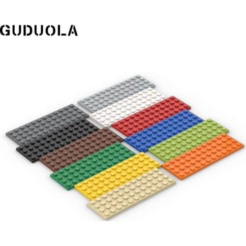 Guduola Small particle Plate 4x12 3029 MOC Assembly Building block Parts foundation plate / low board / low brick 10 pcs/lot