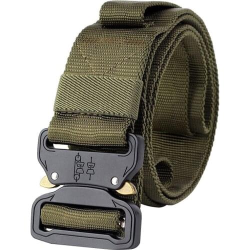 Multifunction Sport Tactics belt quality Nylon weaving Insert buckle Men belt alloy buckle Casual sport pants belt