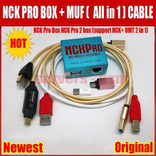 2020 Newest Original NCK Pro box NCK Pro 2 box (support NCK+ UMT 2 in 1)ForHuawei +All In One Cable (UMf Cable ) Free shipping