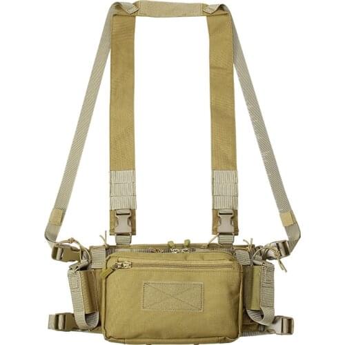 New Military Mag Carrier Chest Vest Tactical Chest Rig Airsoft Hunting Vest Hunting Pack Magazine Pouch Holster Equipment
