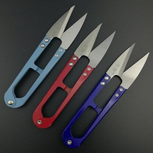 Size 125mm Trimming Scissors Sewing Embroidery thrum Yarn Scissor Nippers Clipper Hand Tool Big U Scissors 1