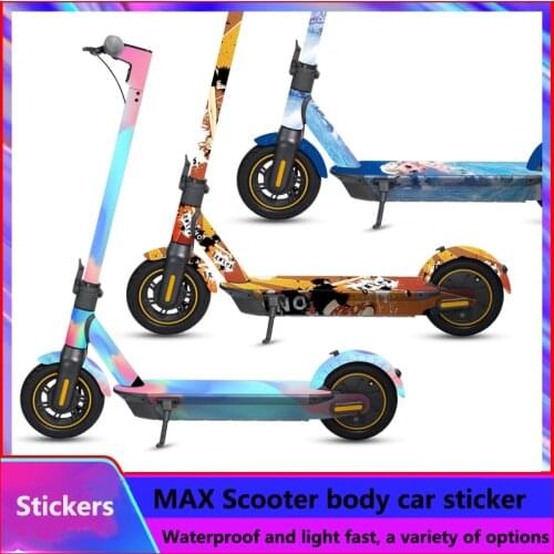 Electric Scooter Full Body PVC Sticker DIY Skateboard Sticker Scooter Pedal Stickers For Ninebot MAX G30LP
