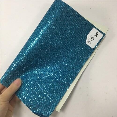 Super Shiny Sparkling Thin Chunky Glitter Faux Leather Knitted Backing for Shoes/Bag/Wallpaper/Crafts/Clothing