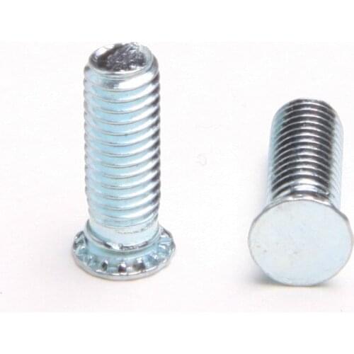 25PCS Pressure Riveting Screw Pressure Riveting Screw Plate Screw Plate Screw Galvanized Environmental Protection M3 * 6