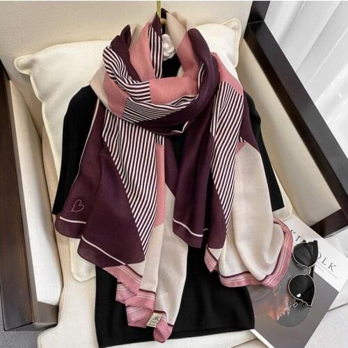 Female Printed Cotton Scarf Large Long Hijab 2021 Spring New Foulard Women Warm Scarves Pashmina Shawl Wrap Bufanda Stoles