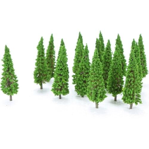 150pcs Ho Scale Plastic Miniature Model Trees For Building Trains Railroad Layout Scenery Landscape Accessories toys for Kids