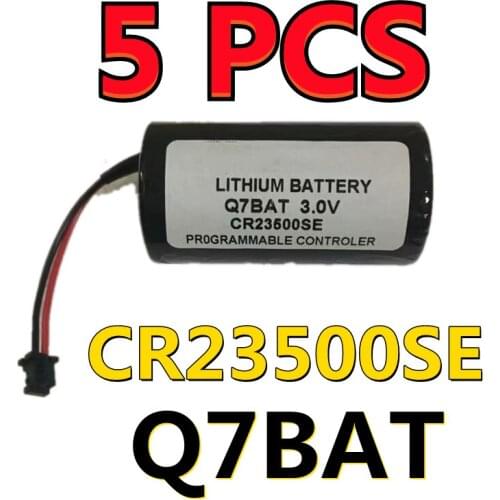 5PCS New Genuine For Mitsubishi CR23500SE Q7BAT 3V PLC Lithium Battery