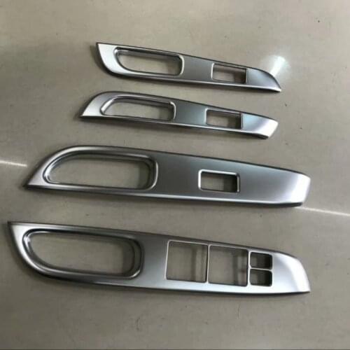 For Nissan Note E12 E-power 2016-2019 ABS Matte Shiny Window Lift Switch Control Panel Frame Cover Trim Bezel Right Hand Driver