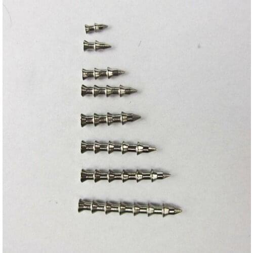 BassLegend - 20 Pcs Fishing Nail sinker Tungsten Sinker For Soft Bait 0.3g/0.45g/0.9g/1.3g/1.8g/2.1g/2.6g/3g