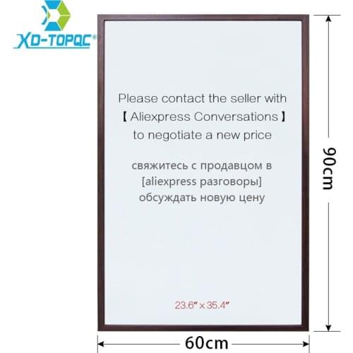 XINDI 60*90cm Whiteboard 10 Colors MDF Frame Magnetic Writing White Board Office Plus Size Message Dry Erase Factory Outlet WB27