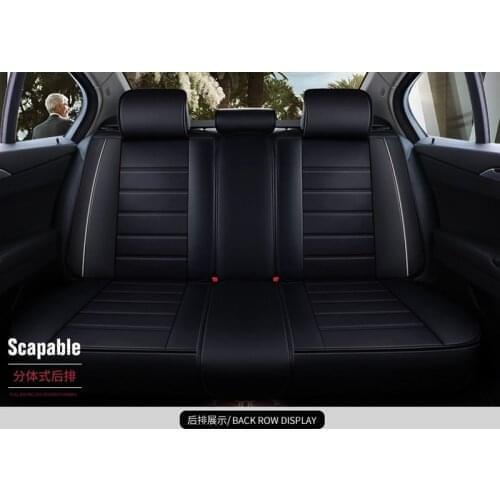 Only car rear seat covers For Audi A6L R8 Q3 Q5 Q7 S4 RS Quattro A1 A2 A3 A4 A5 A6 A7 A8 auto accessories car stickers styling