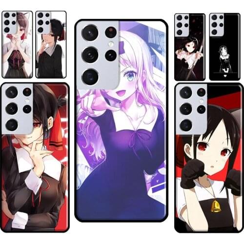 Anime Kaguya Sama Phone Case For Samsung Galaxy S8 S9 S10 Plus S20 FE Note 10 Plus Note 20 Ultra S21 Coque