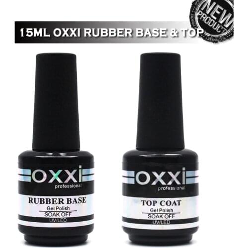 OXXI New Nail Rubber Base Coat Thick Gel Varnish Semi Permanant UV Gellak Primer for Nails Matte Top Coat Nail Art Hybrid Tops