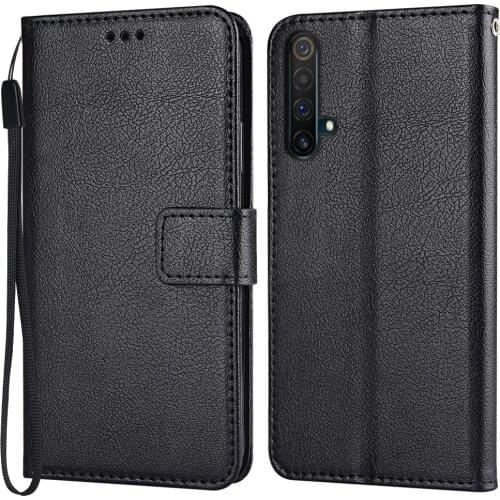 Flip Leather Case for Realme X50m 5G Case Classic Wallet Phone Case for Realme X50m 5G Funda on X50m 5G Back Cover Soft Coque