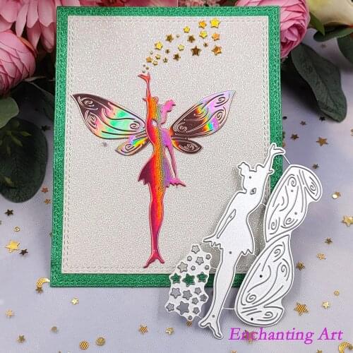 Beautiful Fairy Metal Cutting Dies 2021 New Stencils for DIY Scrapbooking/Photo Album Decorative Embossing DIY Paper Cards